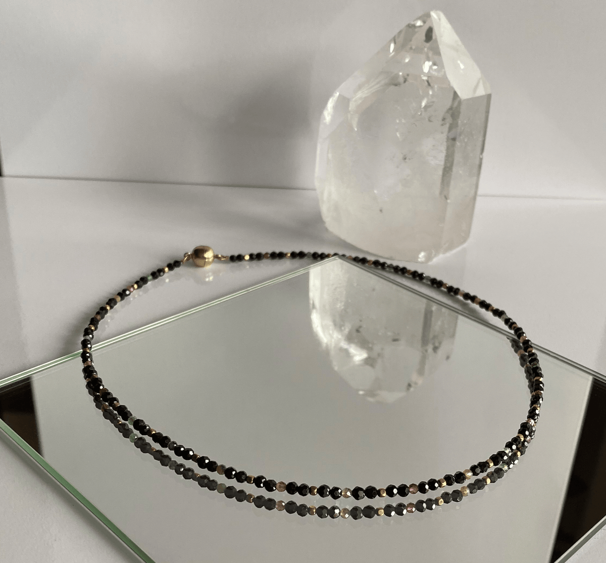 Tourmaline Necklace with Spinel