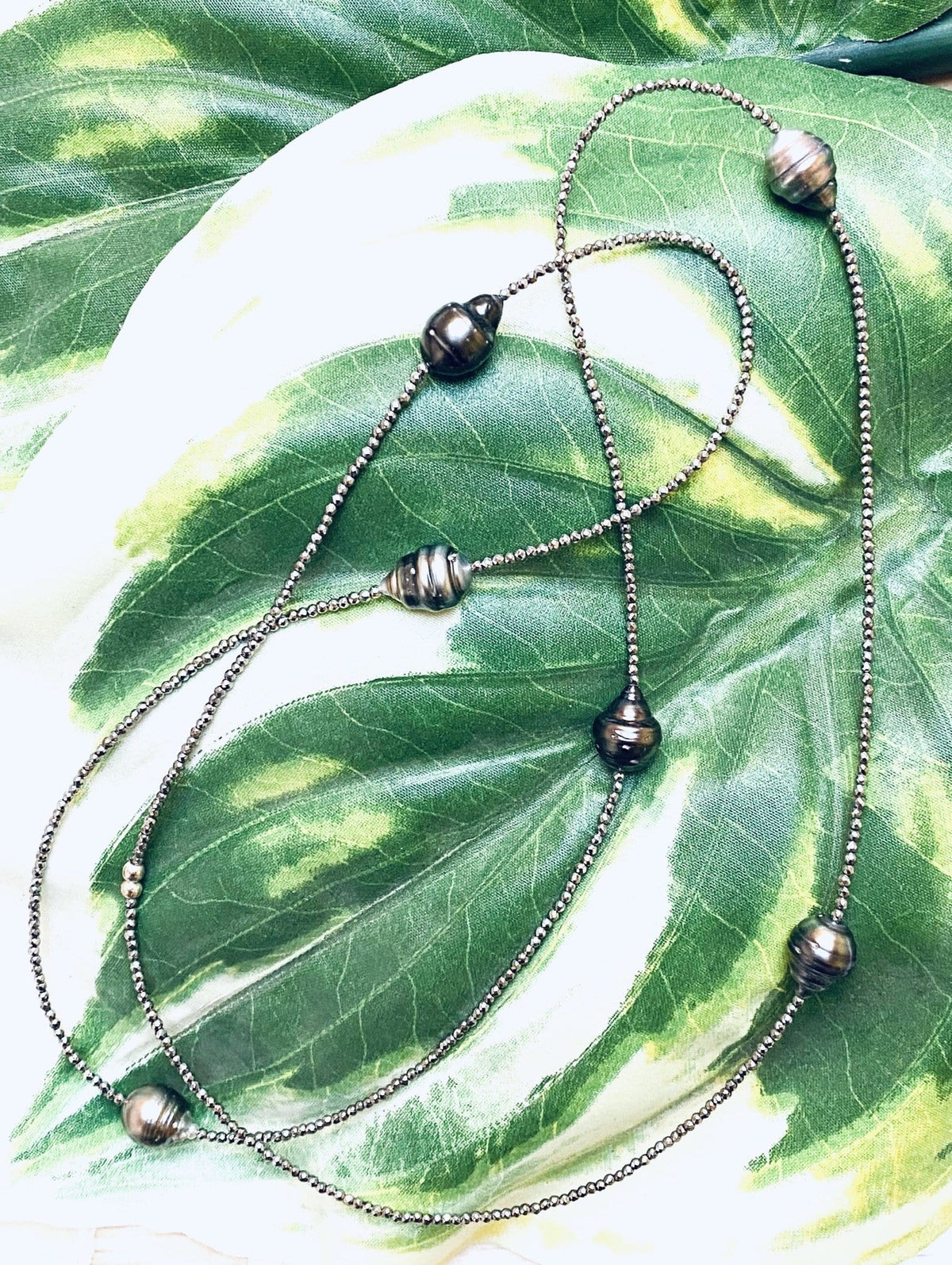 Tahiti Hematite Necklace