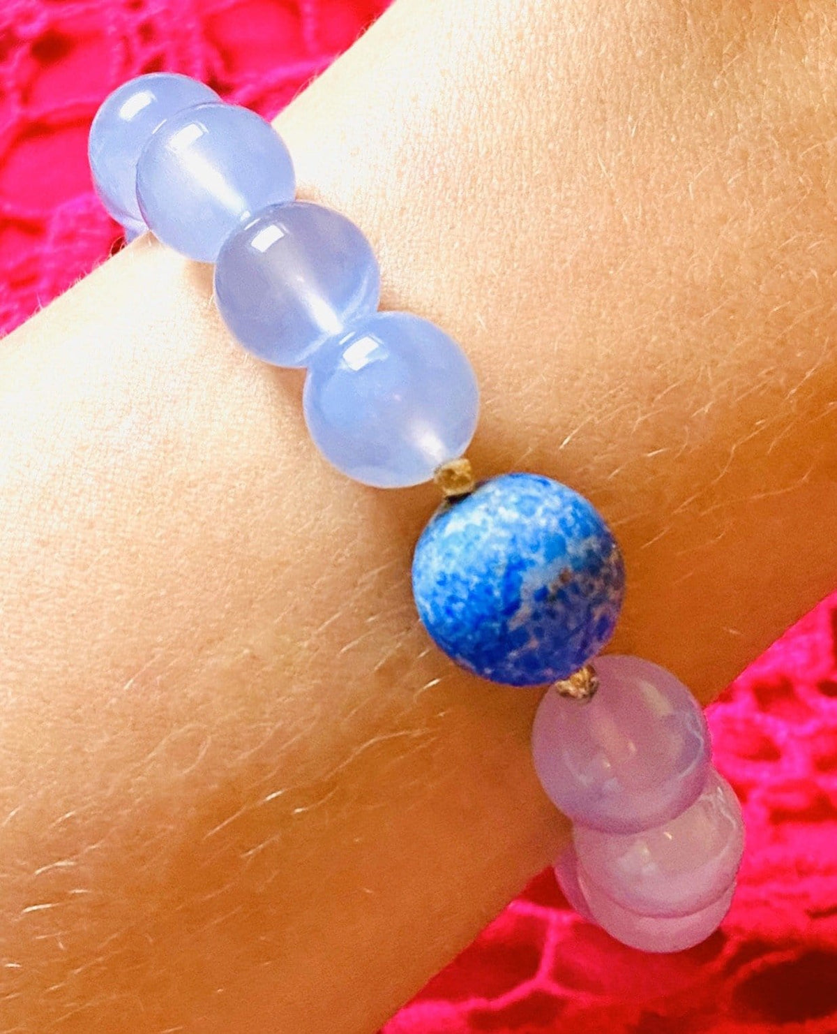 CHALCEDON LAPISLAZULI Bracelet