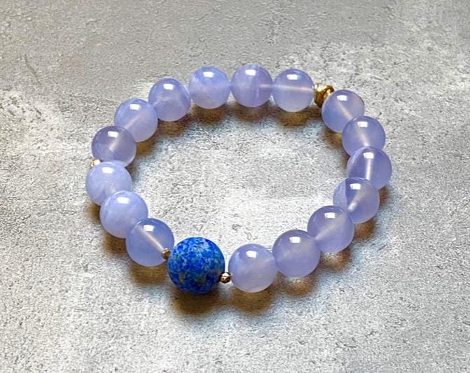 CHALCEDON LAPISLAZULI Bracelet