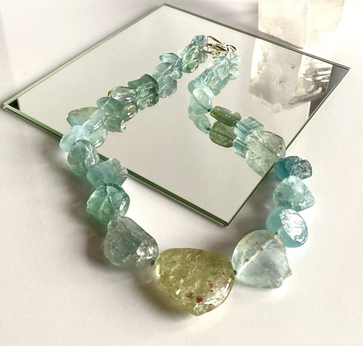 Aquamarine “Here I come” Necklace