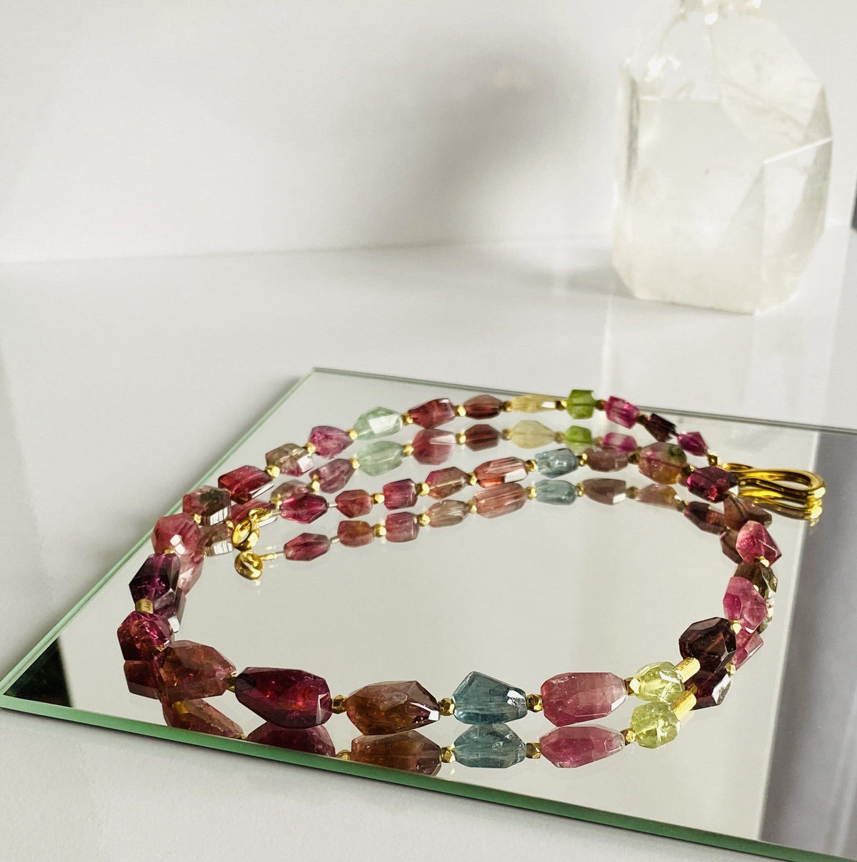 Tourmaline Crystal Necklace