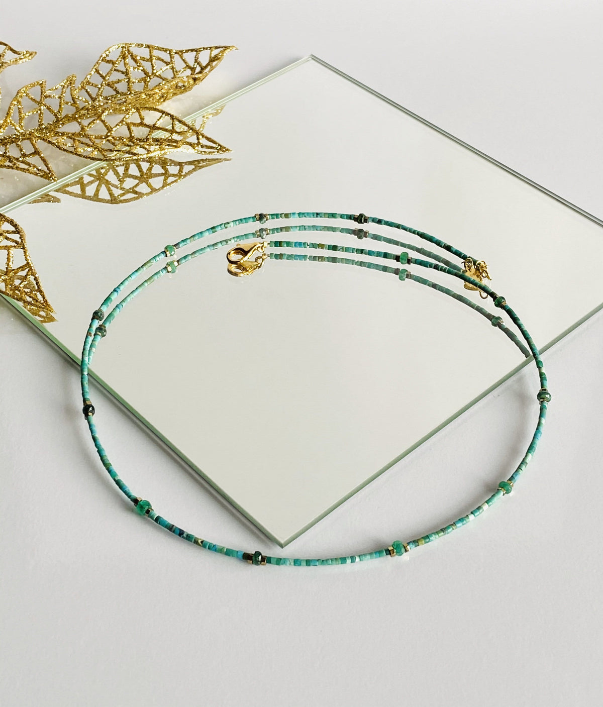 Emerald Turquoise Necklace