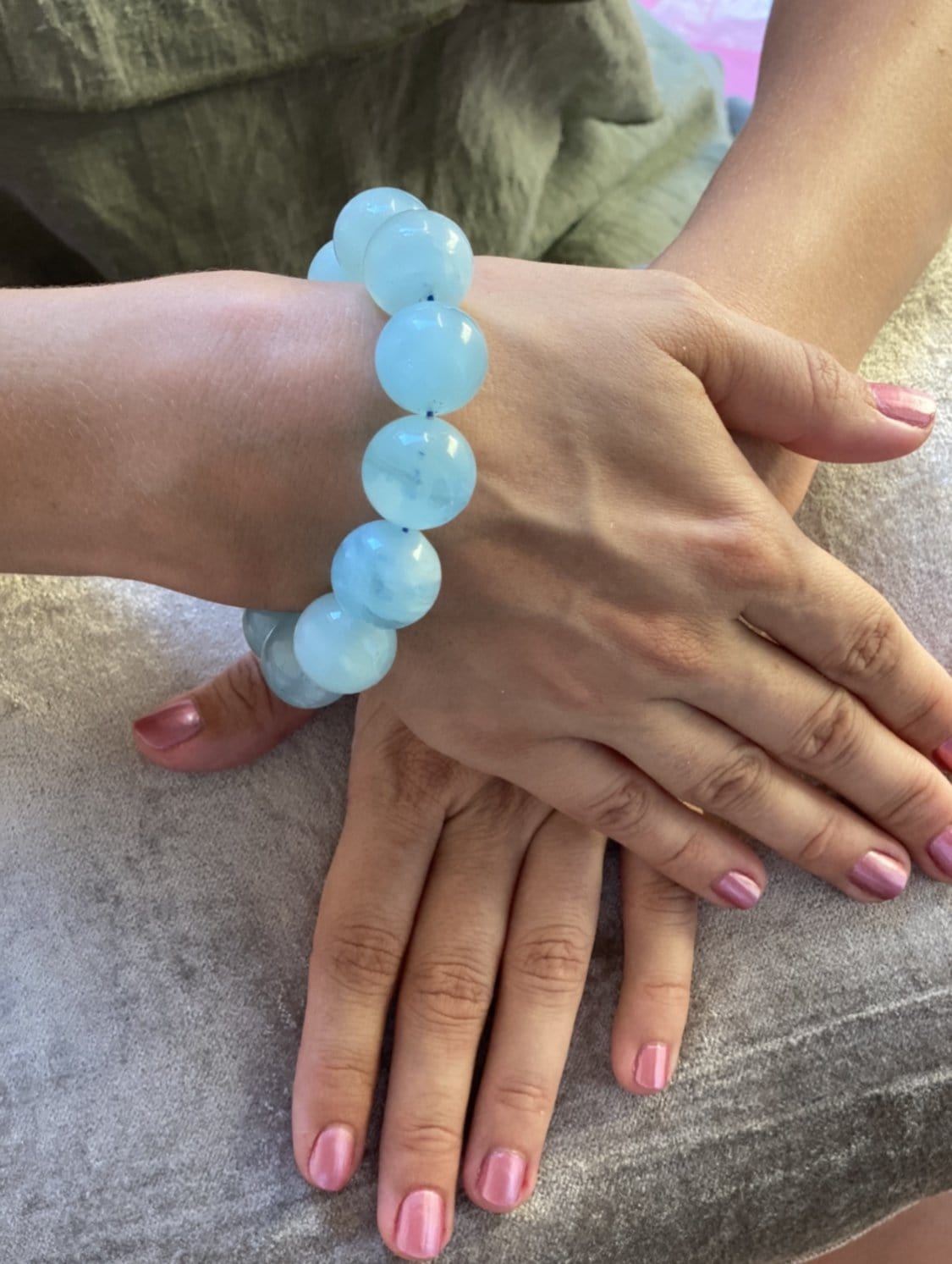 AAA Aquamarine Bracelet Extra