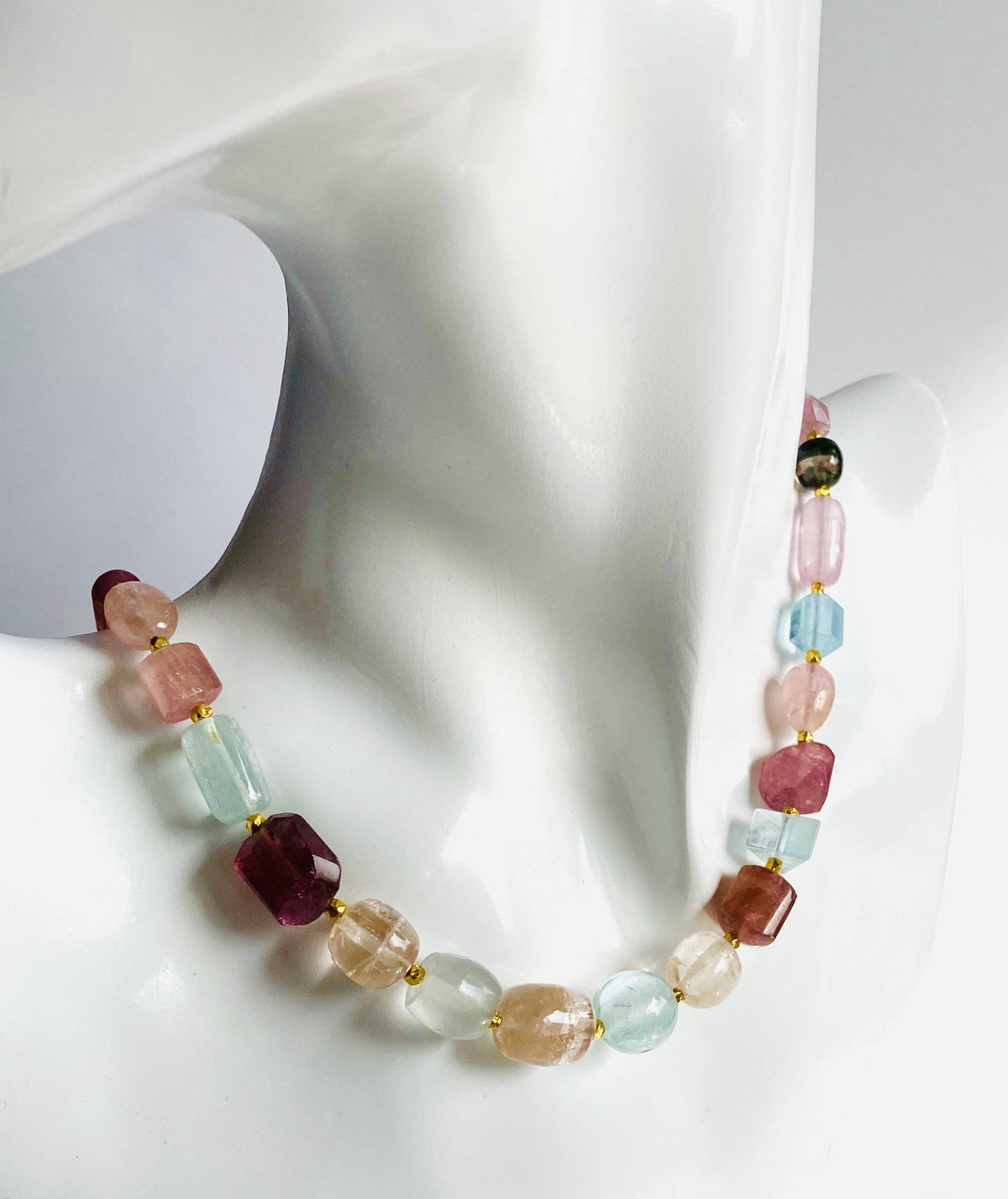 Beryl Tourmaline Necklace