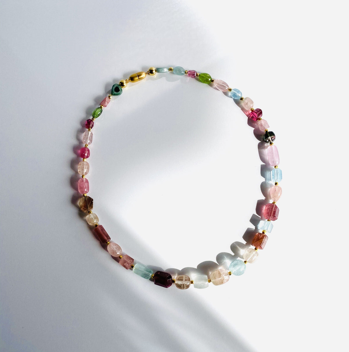 Beryl Tourmaline Necklace