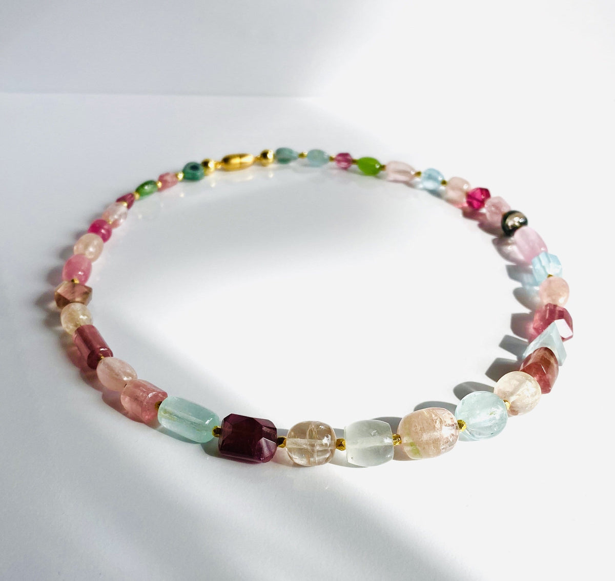 Beryl Tourmaline Necklace