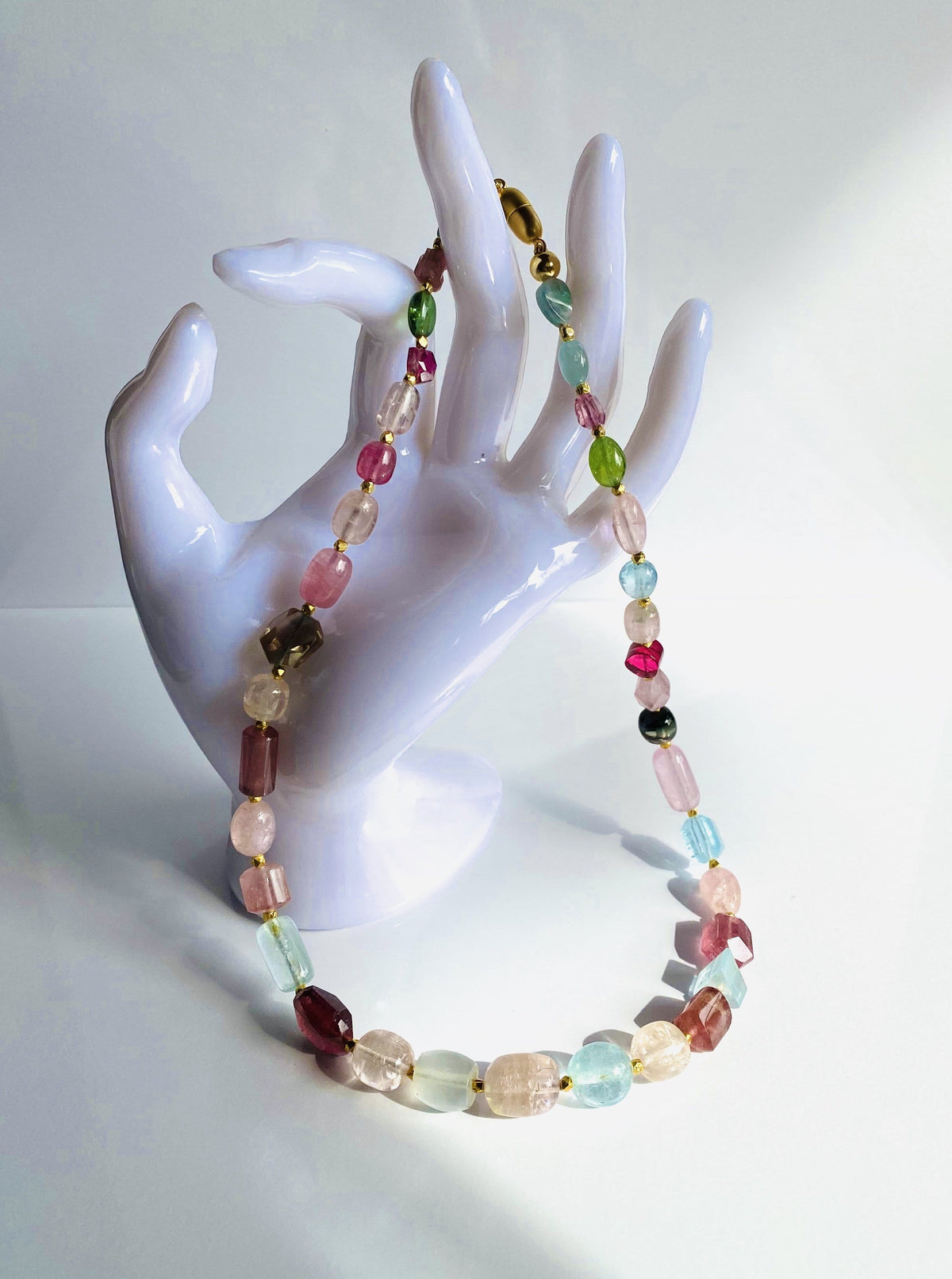 Beryl Tourmaline Necklace