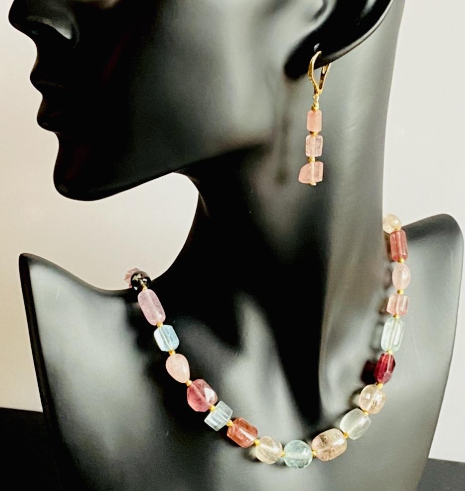 Beryl Tourmaline Necklace