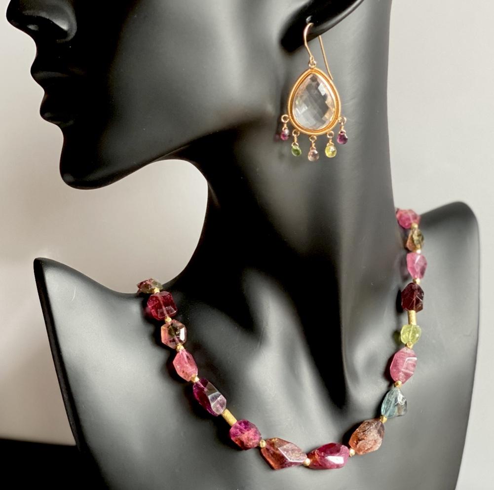 Tourmaline Crystal Necklace